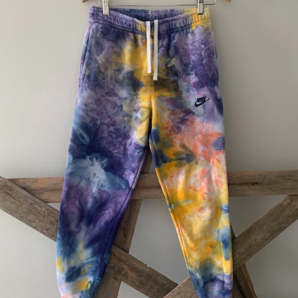 Nike Tie Dye Joggers-Hand Dyed-Size S